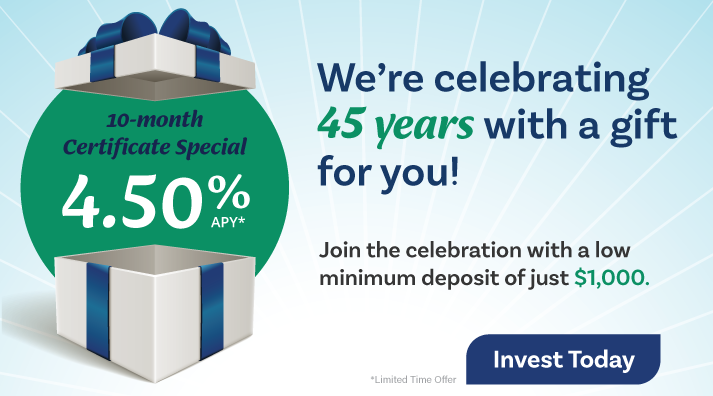 45th Anniversary Certificate Special